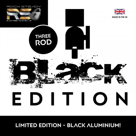 ROCK STEADY BACK REST SYSTEM V2 BLACK EDITION - THREE ROD